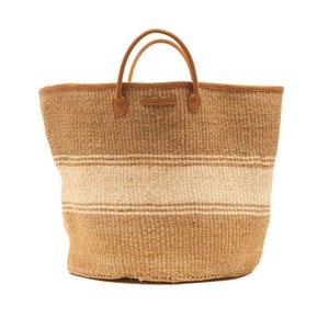 WOVEN SISAL BASKET stripe from Mymarini