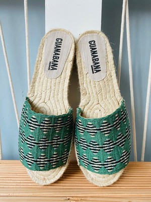 WOVEN SLIP ON aqua from Mymarini