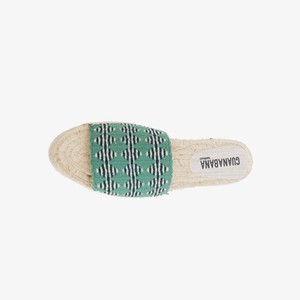 WOVEN SLIP ON aqua from Mymarini