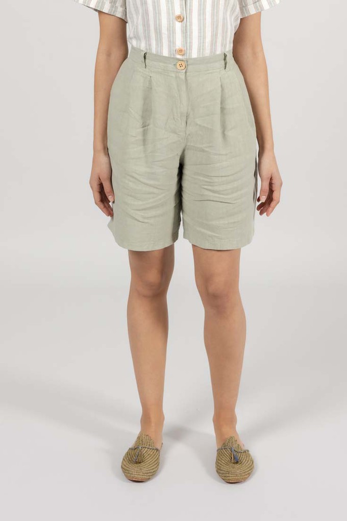 Avis Linen Shorts from Näz