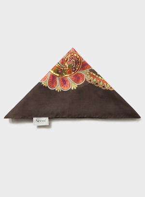 Biodegradable Italian Tencel Orange Paisley Neck Scarf from Neem London