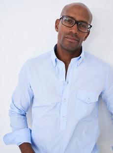 Regenerative Cotton Sky Modern Button-down Popover Shirt via Neem London