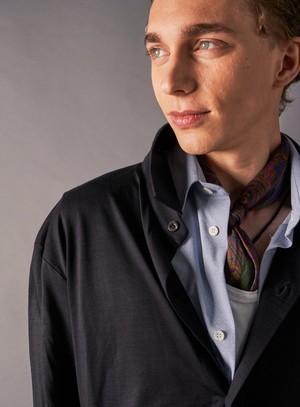 Biodegradable Italian Tencel British Racing Green Neck Scarf from Neem London