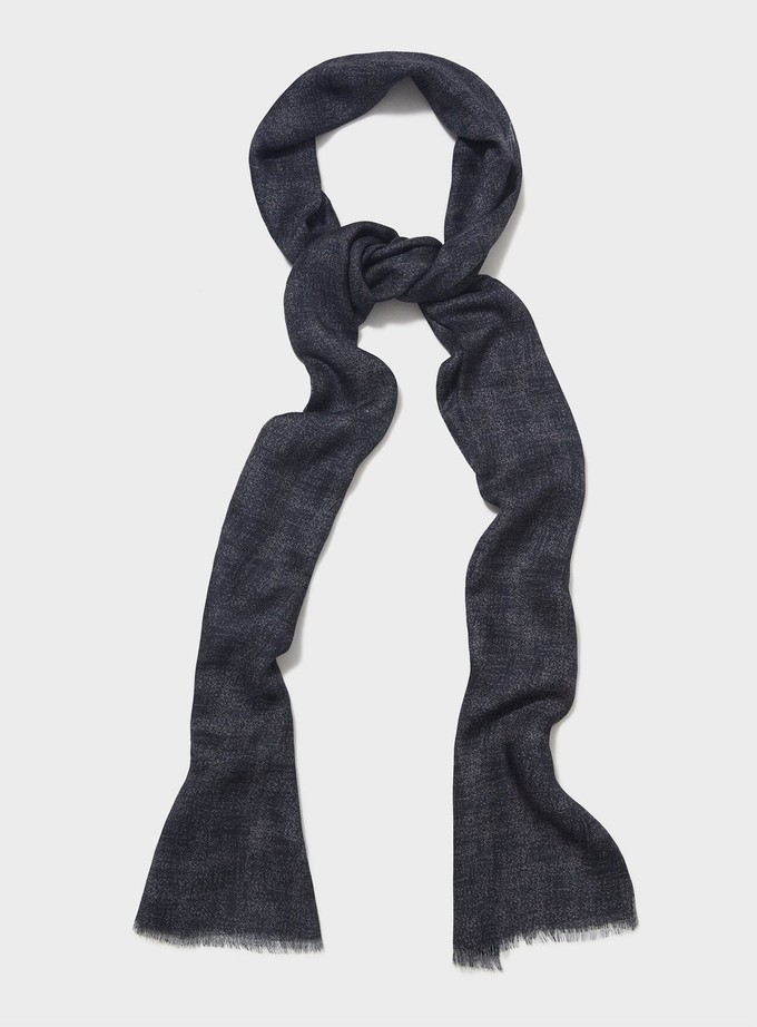 Italian Tencel Biodegradable Grey Semi-Plain Scarf from Neem London