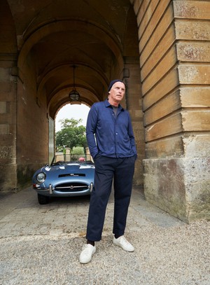 ZQ Merino Wool Steel Blue Jersey Shirt from Neem London