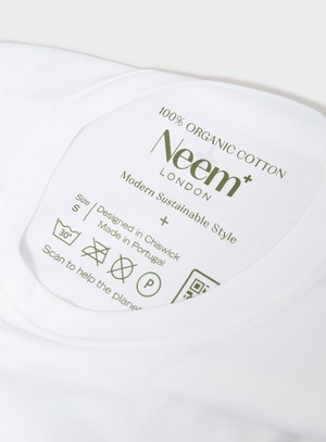 The Perfect White NEEM organic T-Shirt from Neem London