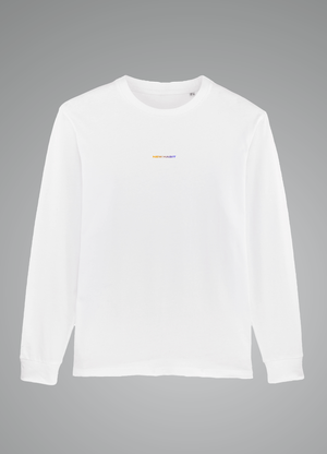 New wave Surfcamp Longsleeve White Gradient from New Habit