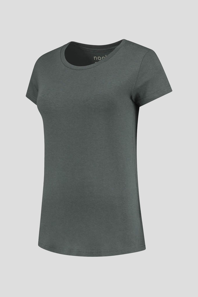 3302 BL - Luxe Bamboo Crew Neck T-Shirt Women - 185 g from Nooboo