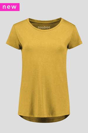 3302 BL - Luxe Bamboo Crew Neck T-Shirt Women - 185 g from Nooboo