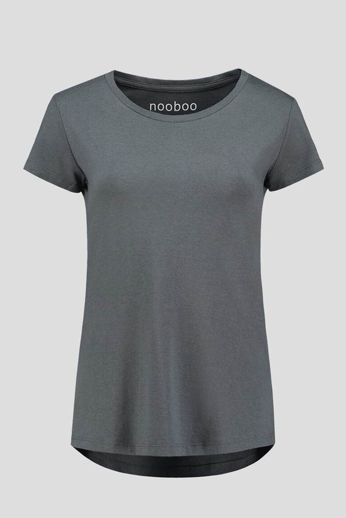 3302 BL - Luxe Bamboo Crew Neck T-Shirt Women - 185 g from Nooboo