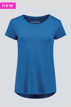 3302 BL - Luxe Bamboo Crew Neck T-Shirt Women - 185 g via Nooboo