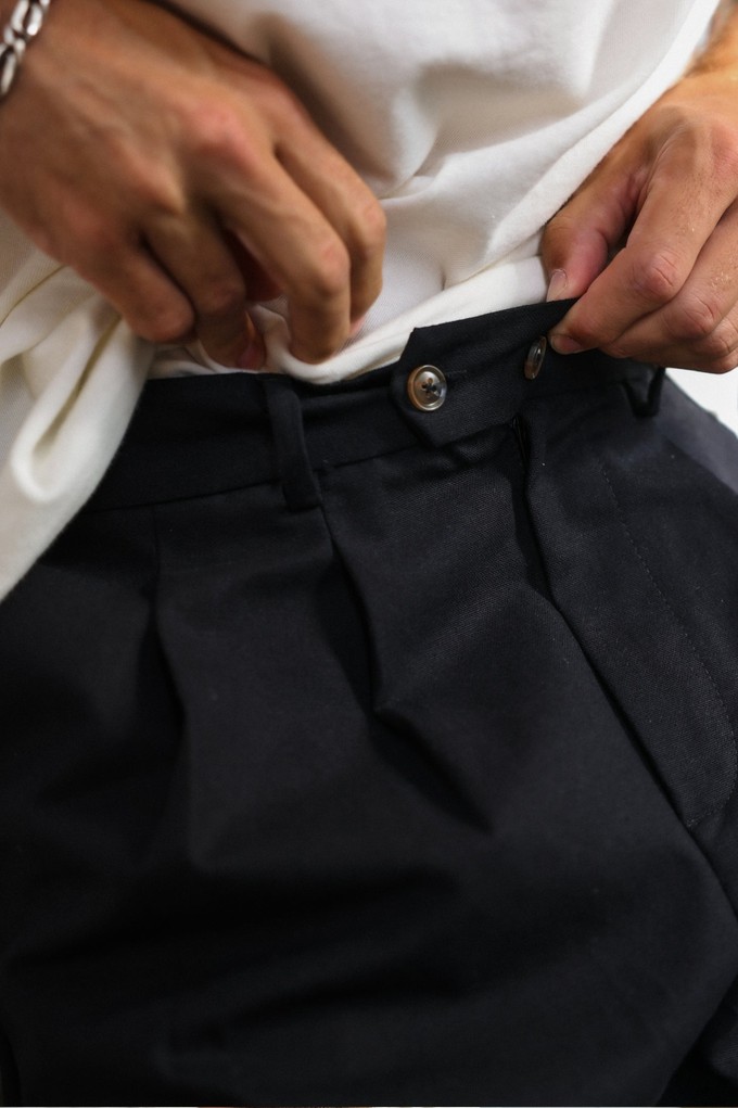 Black chino pants from NWHR