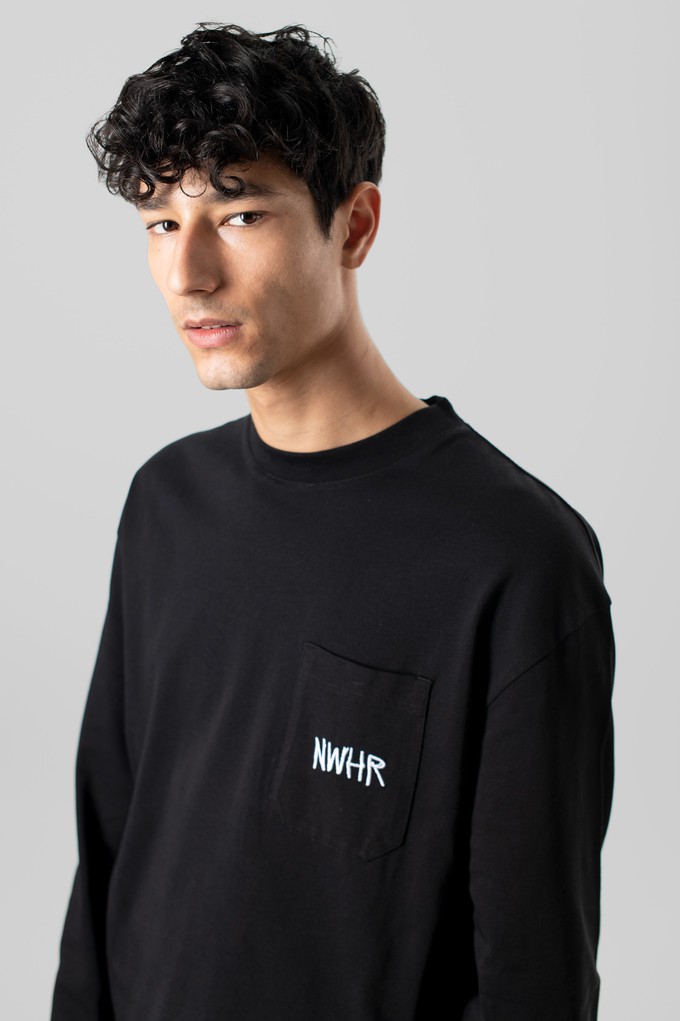 Black Mask Long T-Shirt from NWHR