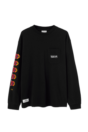 Black Mask Long T-Shirt from NWHR
