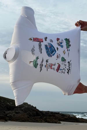 Costa da Morte white T-shirt from NWHR