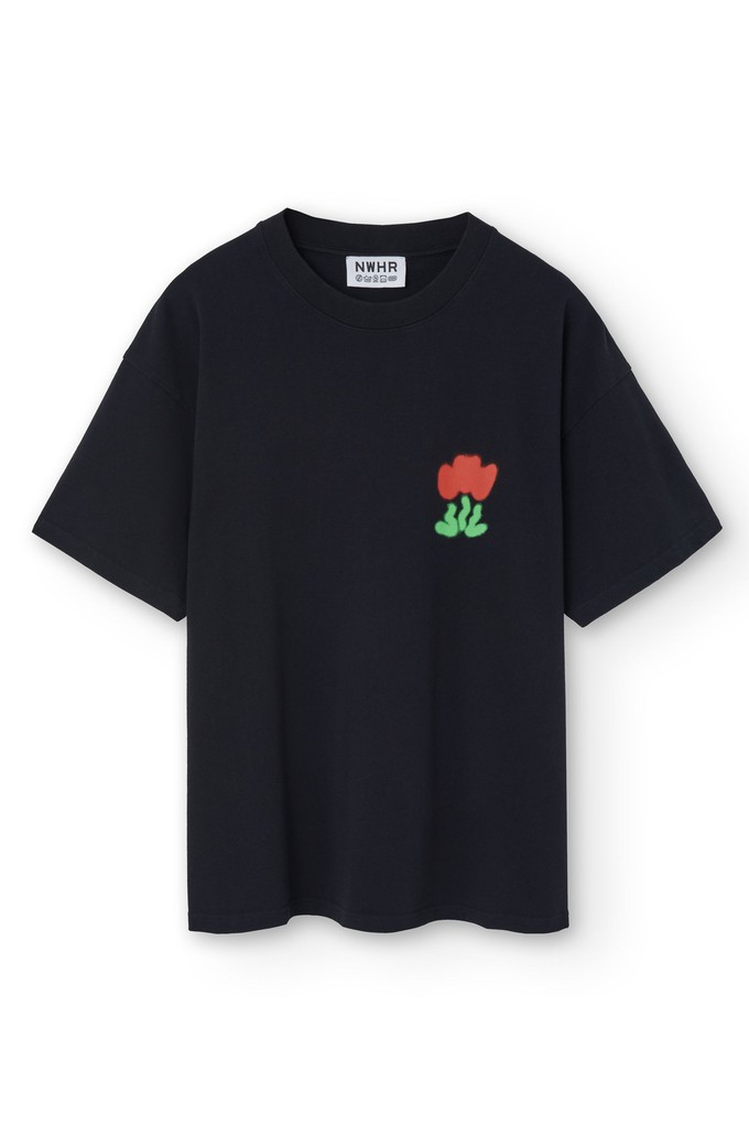 Tulip Black T-shirt from NWHR