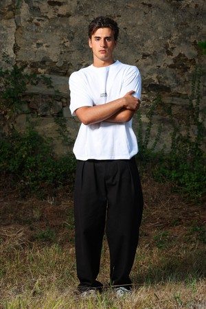 Black chino pants from NWHR