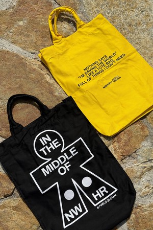 Tote bag In the middle yellow from NWHR