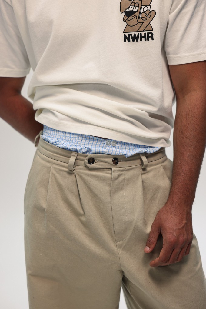 Beige chino pants from NWHR