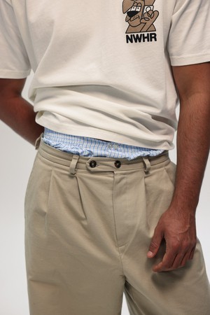 Beige chino pants from NWHR