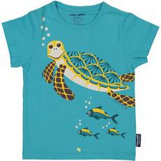 COQ EN PÂTE T-shirt van biokatoen met een schildpad via Olifant en Muis