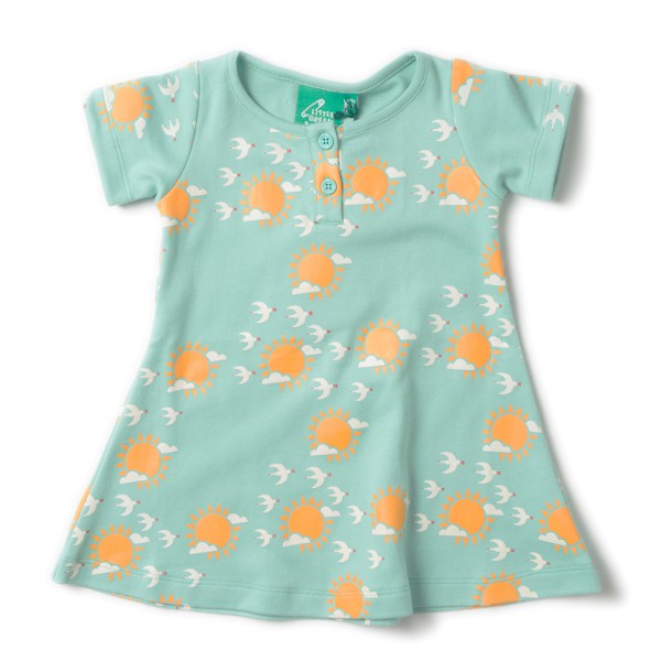 LITTLE GREEN RADICALS Jurkje van biokatoen met zonnetjes from Olifant en Muis