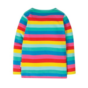 FRUGI Zomers shirt van biokatoen met strepen from Olifant en Muis