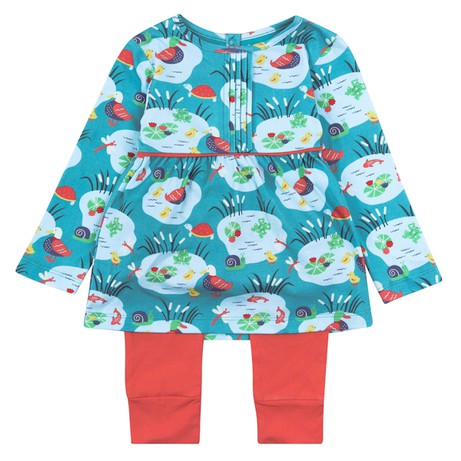 PICCALILLY Pondlife set van top en legging van biokatoen from Olifant en Muis