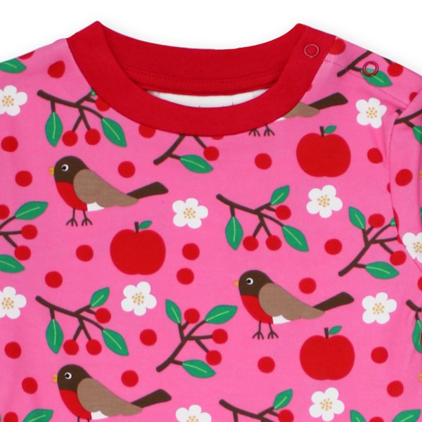 TOBY TIGER Pyjama van biokatoen met vogeltjes from Olifant en Muis