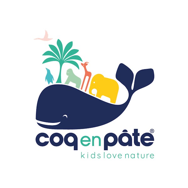 COQ EN PATE Set van romper en slab met pinguin print from Olifant en Muis