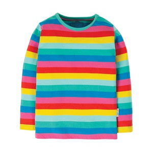 FRUGI Zomers shirt van biokatoen met strepen from Olifant en Muis