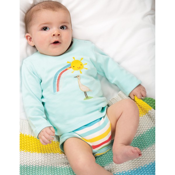 FRUGI 2 in 1 romper en top met regenboog from Olifant en Muis