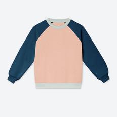 Oh-So Cosy Sweater Colorblocking I Night Blue I Aqua Grey via Orbasics