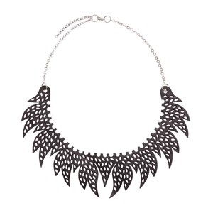 Upcycled Sunburst Inner Tube Necklace - Eco Jewelry from Paguro Upcycle