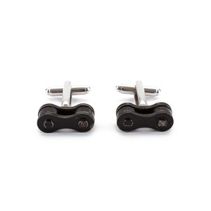 Recycled Bicycle Chain Cufflinks (3 Colours Available) from Paguro Upcycle