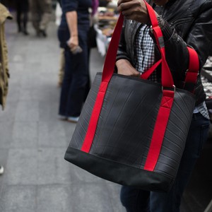 Rika Spacious Inner Tube Vegan Tote Bag (3 Colours Available) from Paguro Upcycle