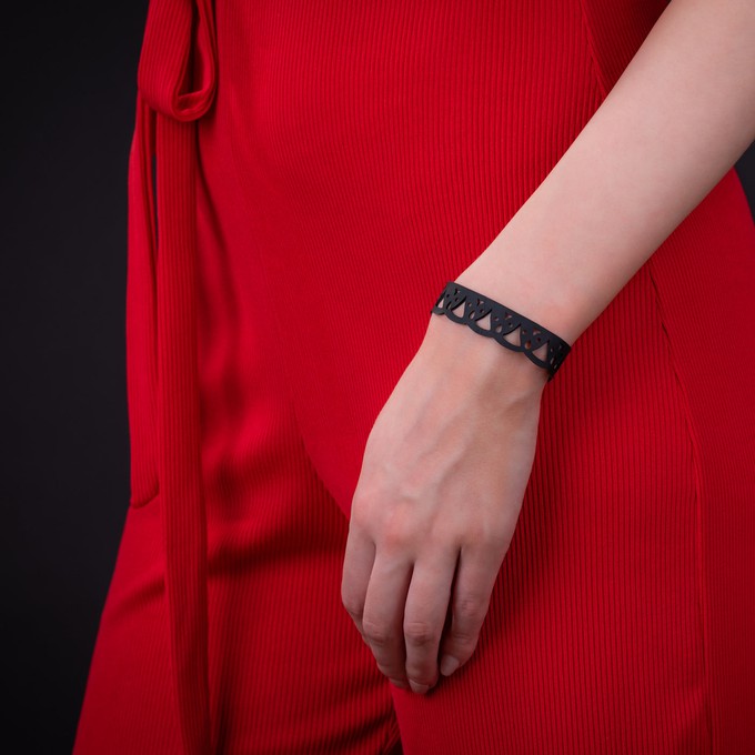 Florence Thin Inner Tube Bracelet from Paguro Upcycle