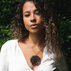 Peony Upcycled Pendant Necklace from Paguro Upcycle