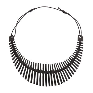 Fishbone Inner Tube Necklace from Paguro Upcycle