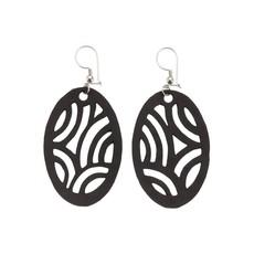 Seraphine (I) Recycled Rubber Earrings van Paguro Upcycle