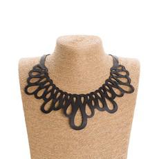 Fall Inner Tube Wave Necklace van Paguro Upcycle