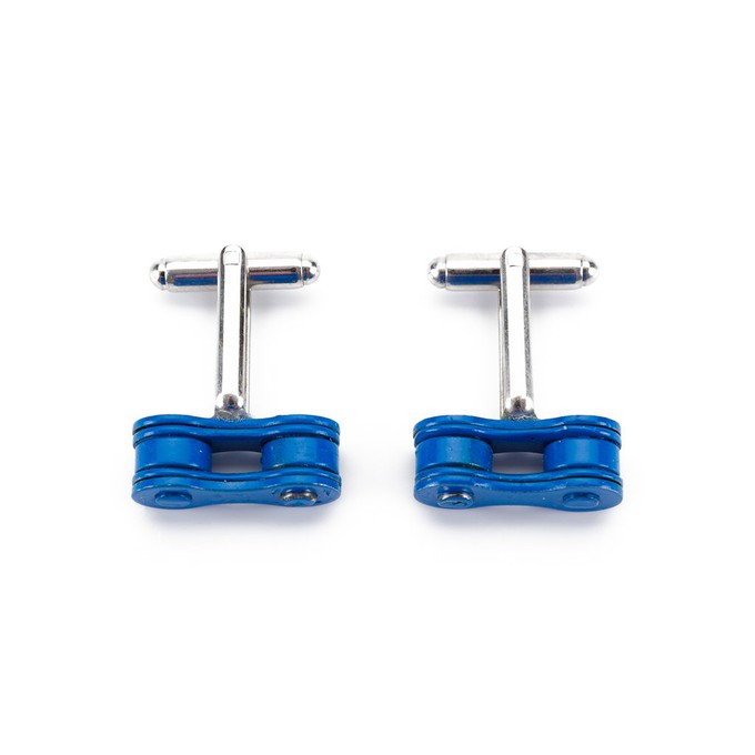 Recycled Bicycle Chain Cufflinks (3 Colours Available) from Paguro Upcycle