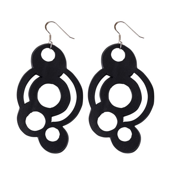 Circular Inner Tube Earrings from Paguro Upcycle