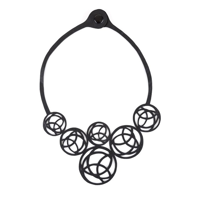 Neptune Black Necklace from Paguro Upcycle