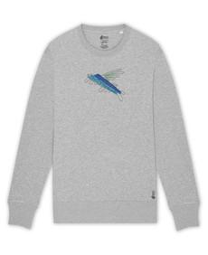 De Vliegende Vis | Sweater Unisex | Melange Grey via PapajaRocks