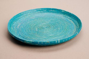 Afrikanischer Teller aus Recyclingpapier "Kampala L" from PEARLS OF AFRICA