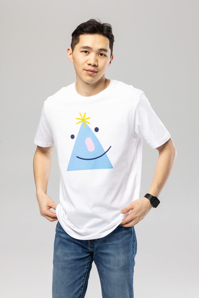 Happy Triangle T-Shirt Unisex from Pitod