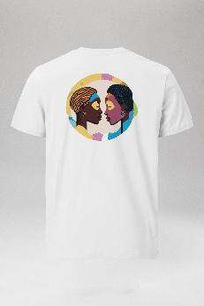 Genderless Couple T-Shirt Unisex via Pitod
