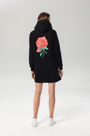 Flower Hoodie Dress from Pitod