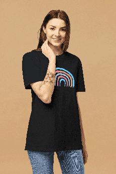 Transgender Rainbow T-Shirt via Pitod